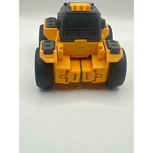Transforming Toy Truck & Robot Figure By Brooklyn Lollipop - Yellow & Gray - Dur